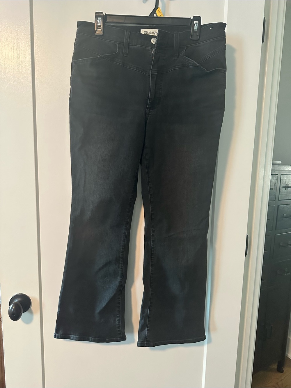 Madewell Mid-Rise Kick Out Black Women’s Jeans - Size 30